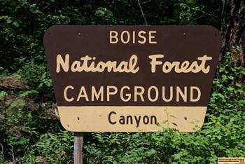 Canyon Campground north of Banks