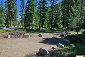 A good view of Caribou Campground