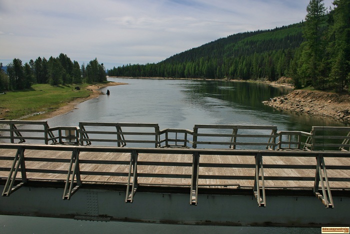 Tamarack Falls Fishing Bridge
