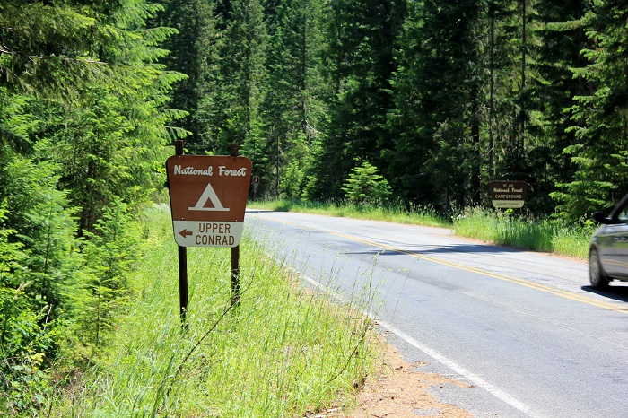 Conrad Crossing Campground on the St Joe River.