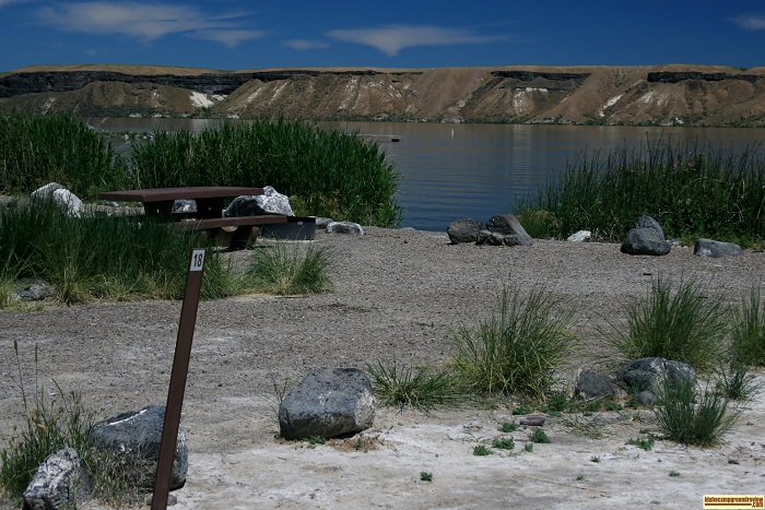 Cottonwood Park campsite 18.