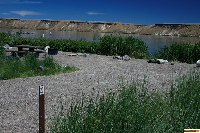 Cottonwood Park campsite 20.