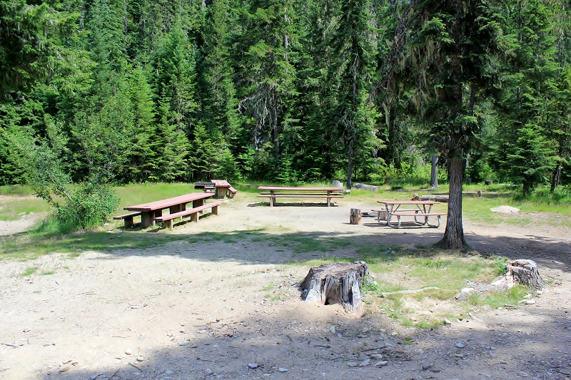 Devil's Elbow Campgorund on the Coeur d'Alene River