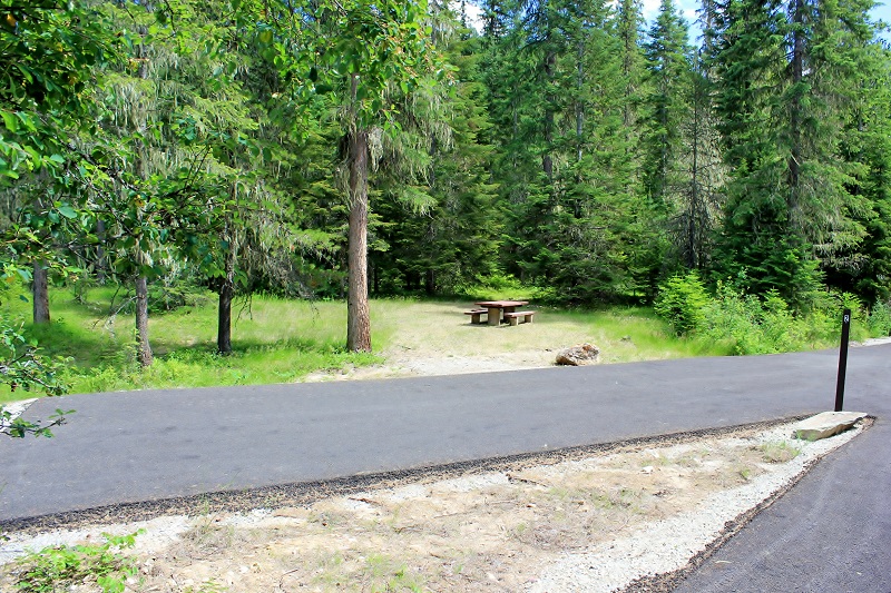 Devil's Elbow Campgorund on the Coeur d'Alene River