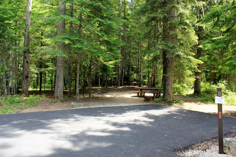 Devil's Elbow Campgorund on the Coeur d'Alene River