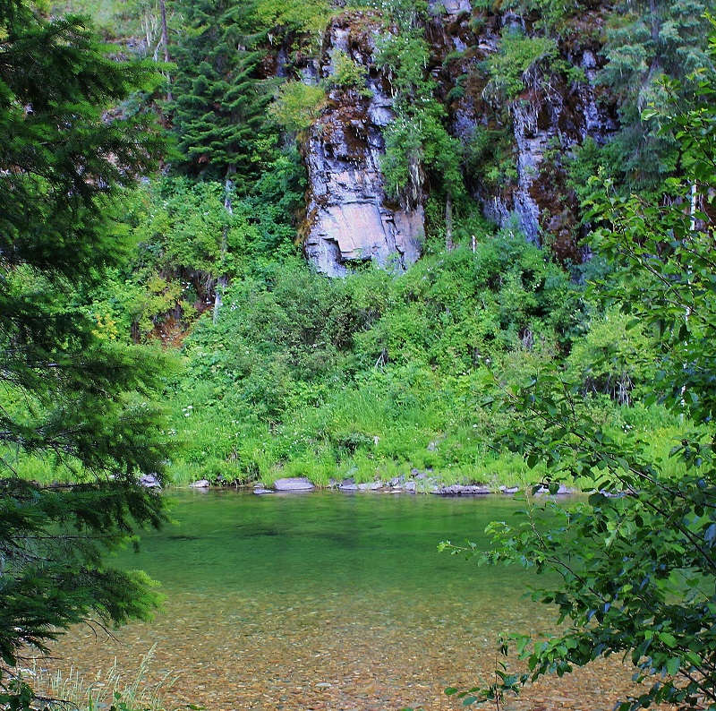 Devil's Elbow Campgorund on the Coeur d'Alene River