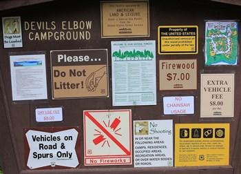 Devil's Elbow Campgorund on the Coeur d'Alene River