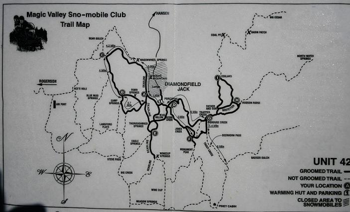 Diamondfield Jack Snow facilities near Magic Mountain.