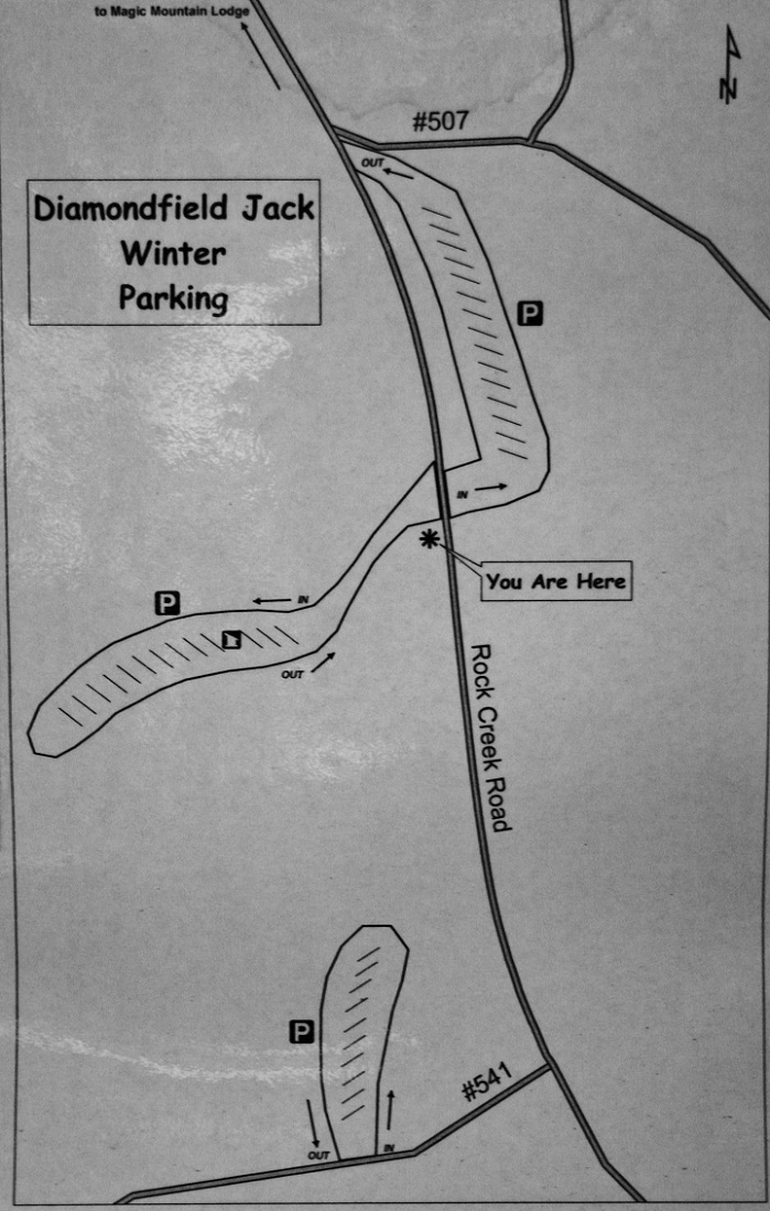 Diamondfield Jack Snow facilities near Magic Mountain.
