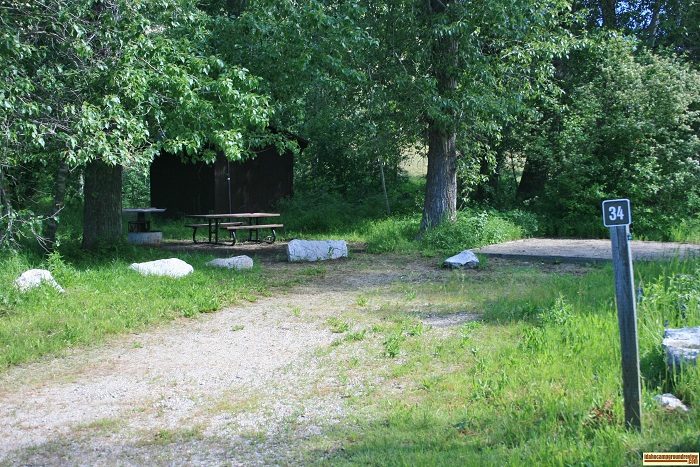 Elks Flat Campground Review, campsite 34