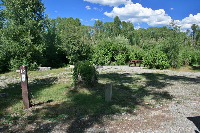 Falls Campground on the South Fork of the Snake River.