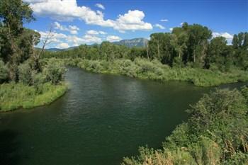 Falls Campground on the South Fork of the Snake River.