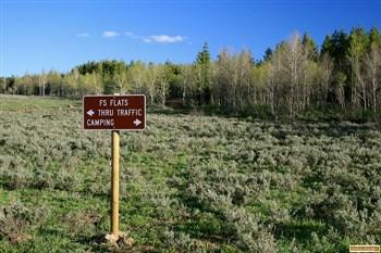 This a good view of the flats from near the entrance to the campground.