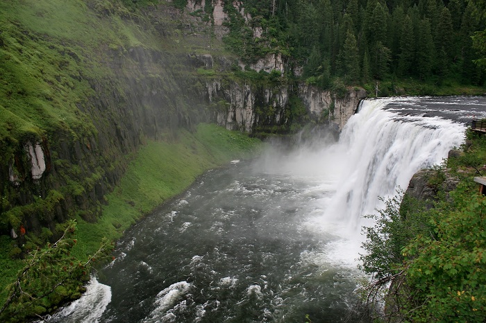 Grandview Campground near Lower Mesa Falls.
