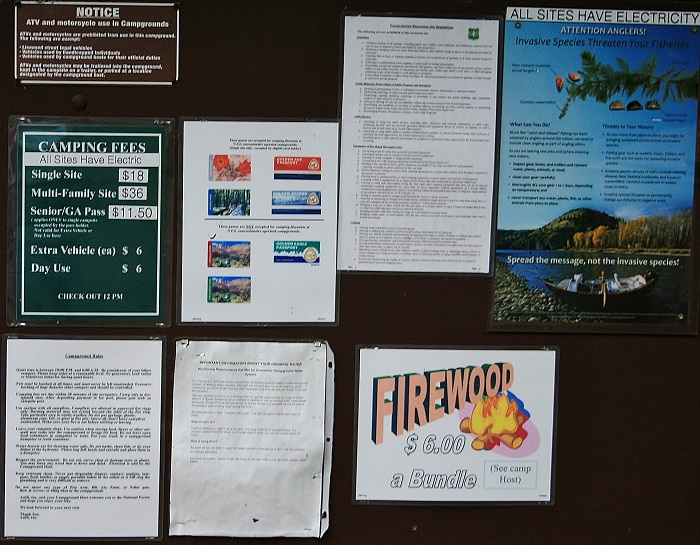 Grandview Campground near Lower Mesa Falls.