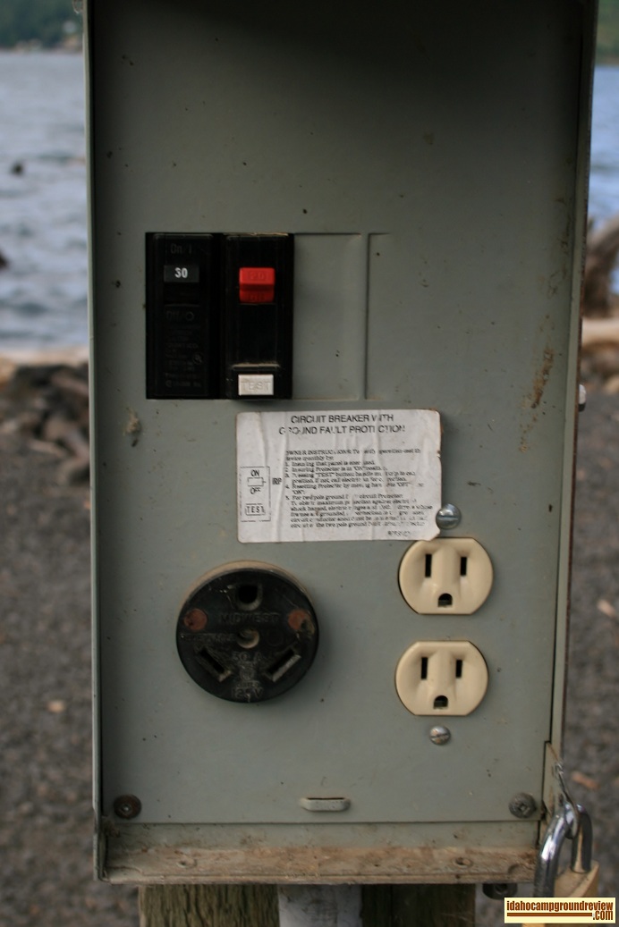 Harrison RV park and Marina on Coeur d'Alene.