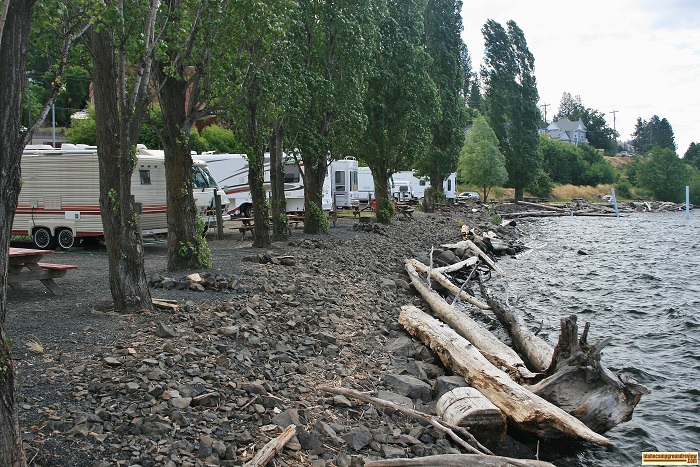 Harrison RV park and Marina on Coeur d'Alene.