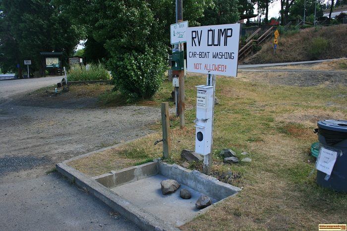 Harrison RV park and Marina on Coeur d'Alene.