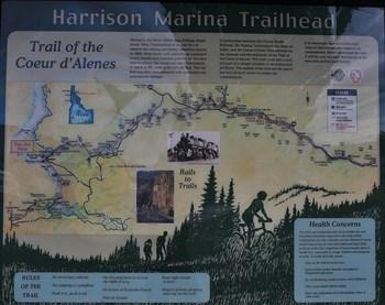 Harrison RV park and Marina on Coeur d'Alene.