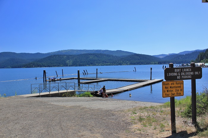 This is the boat launch and docks.