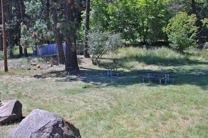 Picnic tables