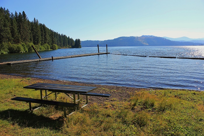 There is a nice swimming area just remember there is no lifeguard.