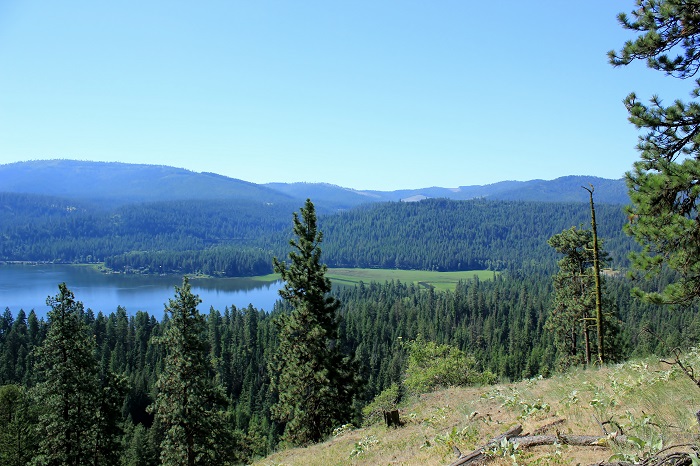 This view looks back to Hawleys Landing and Plummer Creek Marsh.