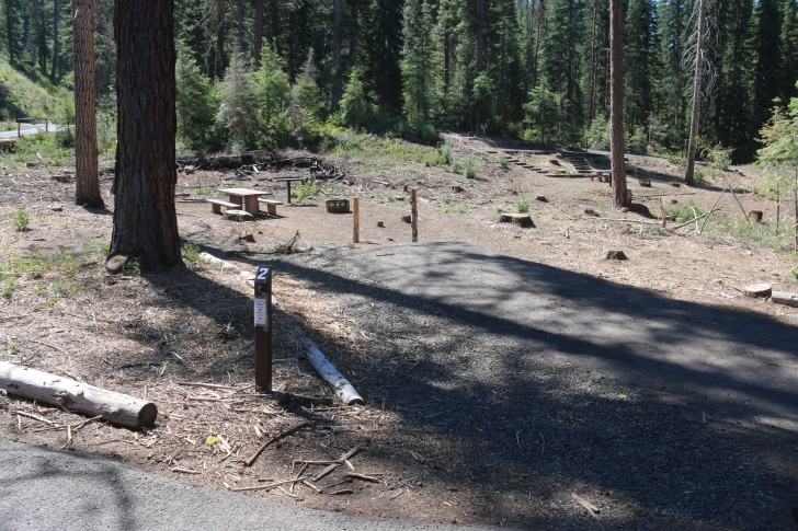 Camping at Hollywood Point Campground on Sagehen reservoir.