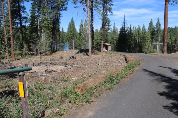 Camping at Hollywood Point Campground on Sagehen reservoir.