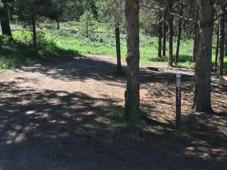 Camping in Idaho at Horsethief Reservoir Campground.