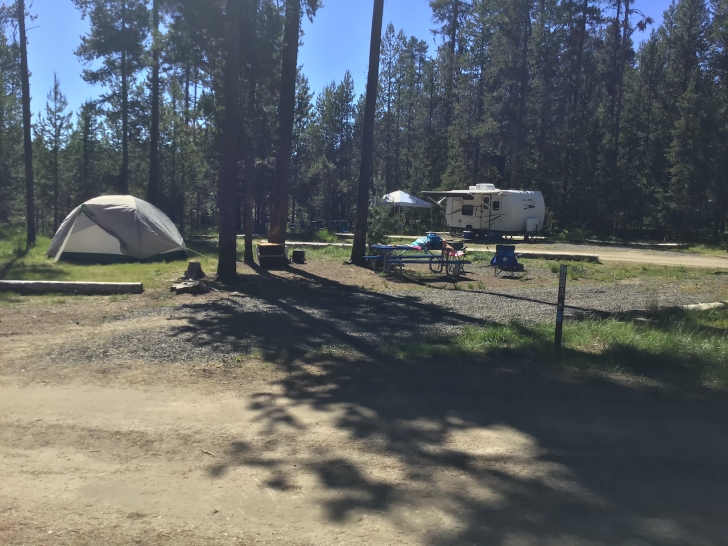 This is campsite number 3. Keep in mind as you go through these that I don't take pictures of every campsite. Some are occupied and it's just to much work to do every campsite.