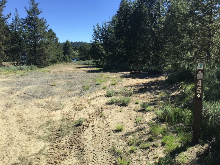 Osprey Bay loop in Horsethief Reservoir Campground 