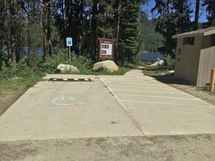 Camping in Idaho at Horsethief Reservoir Campground.
