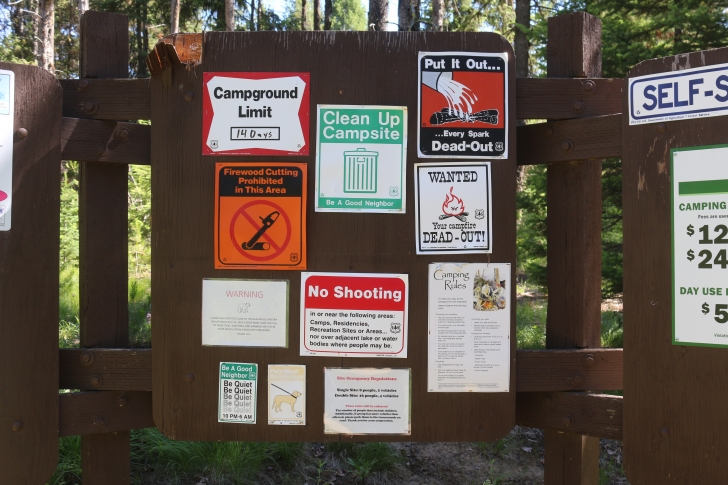 Camping at Howers Campground on Deadwood Reservoir in Idaho