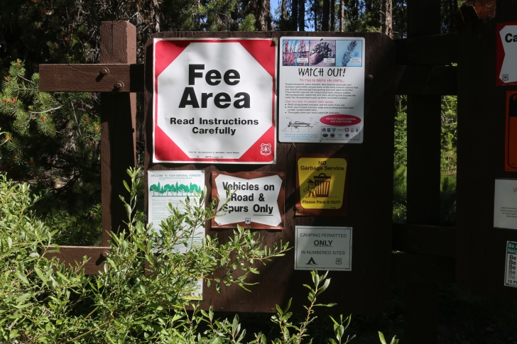 Camping at Howers Campground on Deadwood Reservoir in Idaho