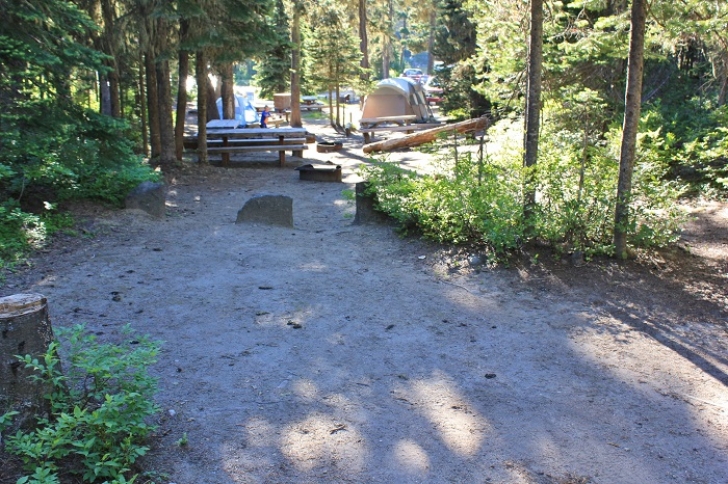 Camping in Washington's Horseshoe Lake Campground.