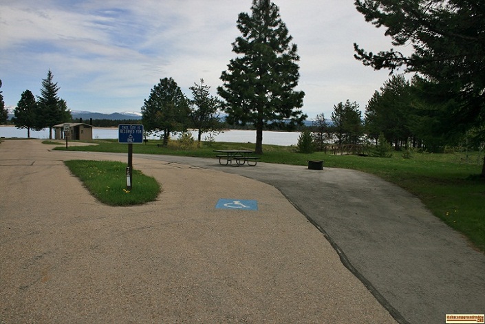 Huckleberry Campground on Lake Cascade.