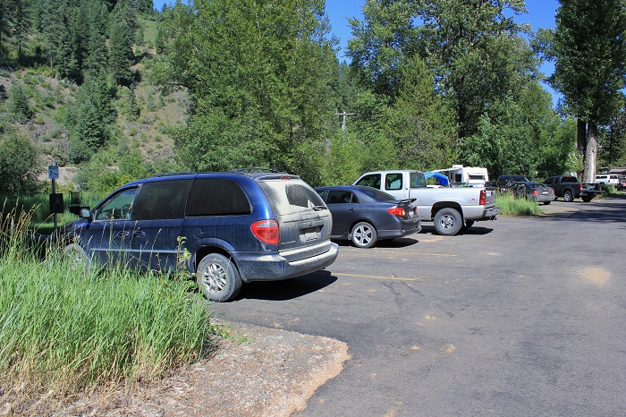 Huckleberry Campground on the St Joe River in northern Idaho.