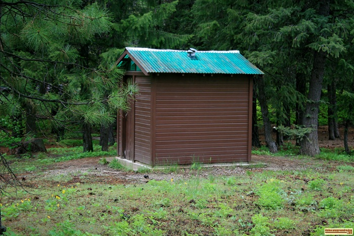 Ice Springs Campground north of Anderson Ranch Reservoir.