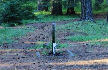 Camping in Washingtons Indian Creek Campground.