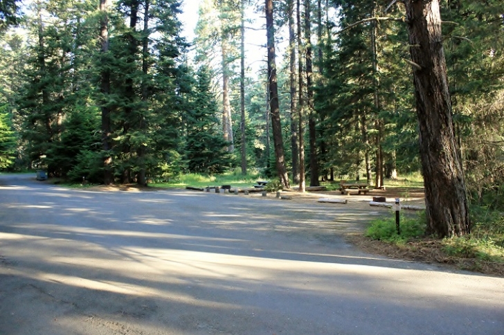 Camping in Washingtons Indian Creek Campground.