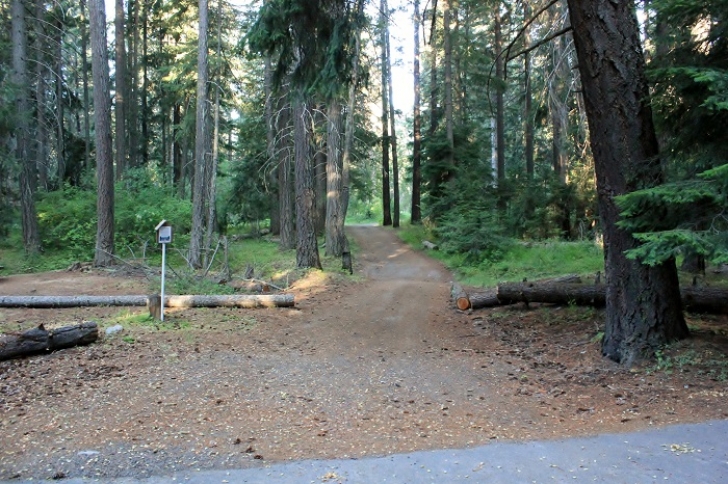 Camping in Washingtons Indian Creek Campground.
