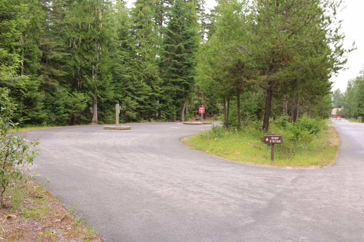 On your way out of the campground your can empty your RVs waste tank here.
