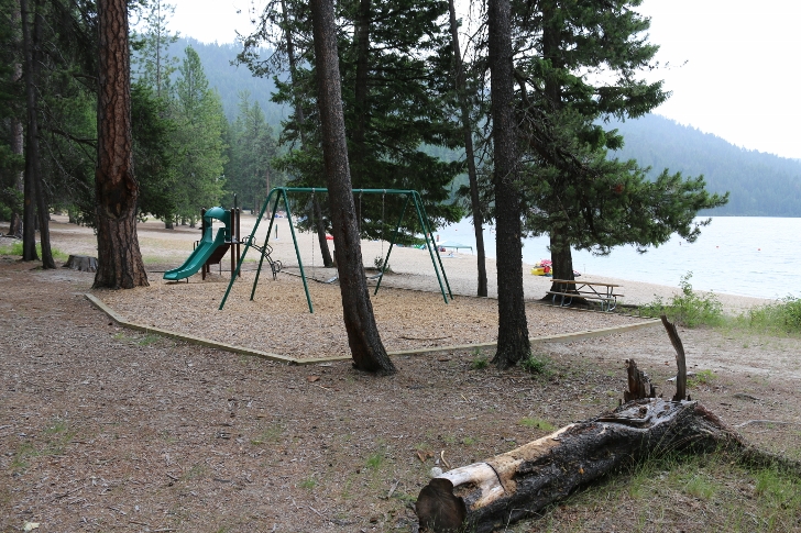 A nice playground for those of you with children 
