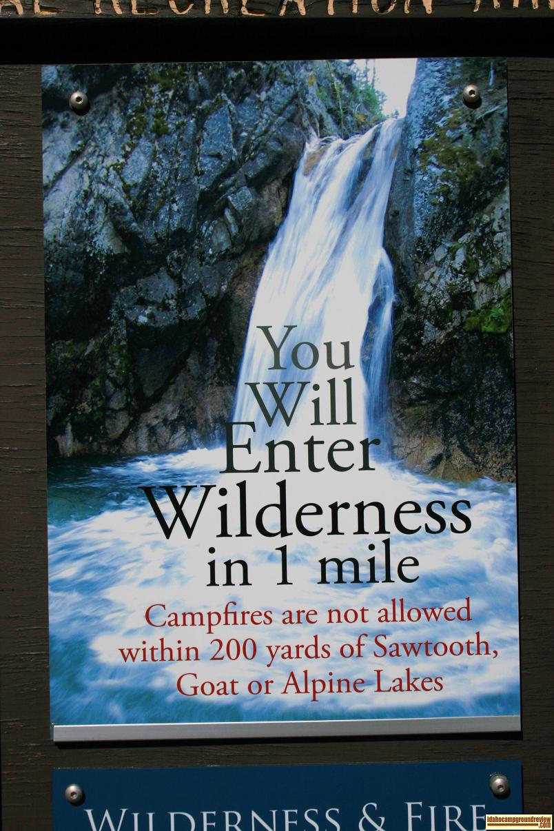 These 3 signs are posted at the trailhead.
