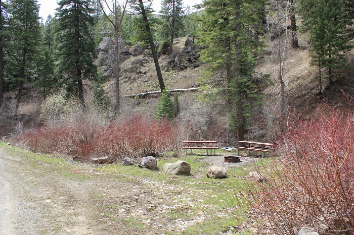 Paradise Campground on Mann Creek north of Weiser, Idaho.