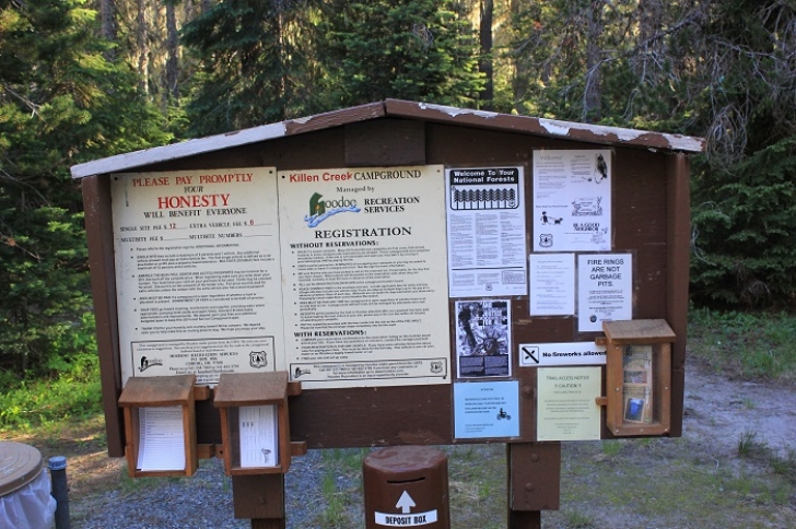 Camping in Washingtons Killen Creek Campground.