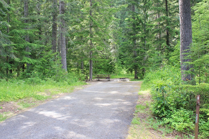Kit Price Campground on the Coeur d'Alene River.