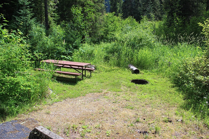 Kit Price Campground on the Coeur d'Alene River.