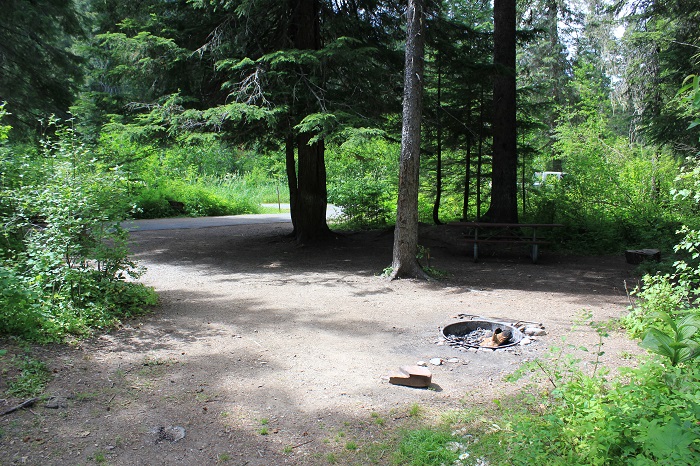 Kit Price Campground on the Coeur d'Alene River.